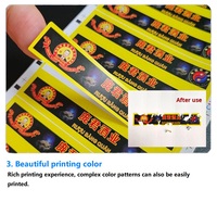 Étiquettes anti-contrefaçon en papier fragile Meishan, nulles si retraitées, autocollants inviolables pour l'emballage et la protection de la garantie