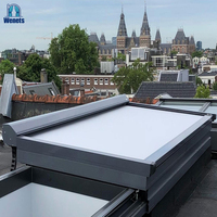 Offre Spéciale Conservatoire Store en alliage d'aluminium Volet extérieur Toit de lucarne rétractable