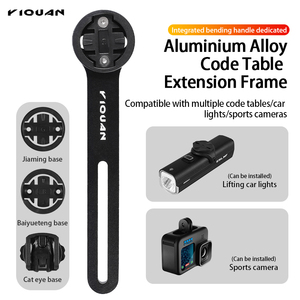 Soporte Integrado de Aleación de Aluminio para Ciclocomputador, Compatible con <span class=keywords><strong>Garmin</strong></span>, Bryton <span class=keywords><strong>y</strong></span> Cateye, para Bicicletas de Carretera - Product Image 6