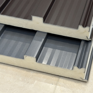 แผ่นโลหะติดหลังคาแบบยืนแผ่นโลหะแบบมีฉนวนแผ่นติดผนังด้านนอกแผ่นหลังคาอลูมิเนียม - Product Image 1