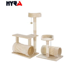 Hyra orta çok seviyeli kedi ağacı kınamak mobilya Sisal kaplı tırmalama sonrası kedi kulesi kedi oyun evi - Product Image 1