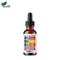 Pommade personnalisée en gros de vitamines B12+B6 pour adultes, stimulant immunitaire, multivitamines énergisantes, 60 ml, minéraux 3 ml par dose