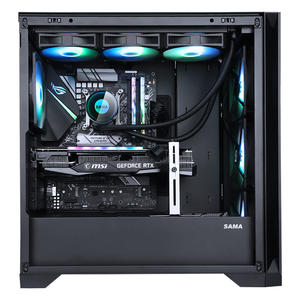 Gabinete de <span class=keywords><strong>PC</strong></span> SAMA Full Tower con Soporte Deslizante para Disco Duro, Gabinete de <span class=keywords><strong>PC</strong></span> para Juegos Full Tower con USB 3.1, Gabinetes y Torres para Computadoras de Juego - Product Image 5
