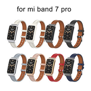 Forwelleny Smart Watch PU <span class=keywords><strong>Correa</strong></span> de repuesto de cuero <span class=keywords><strong>Correa</strong></span> para xiaomi <span class=keywords><strong>Mi</strong></span> <span class=keywords><strong>Band</strong></span> <span class=keywords><strong>7</strong></span> <span class=keywords><strong>Pro</strong></span> Accesorios - Product Image 3
