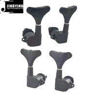 2024 Jingying musique guitare Tuning Pegs, vente en gros alliage queue de poisson poignée nouvelles têtes de machine de guitare basse électrique entièrement fermée