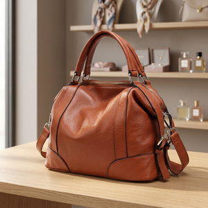 BS INTERNATIONAL Premium Quality Women Custom Branded Genuine Calf Leather <b>Clutch</b> Durable Zipper Waterproof Lightweight - Product Image 4