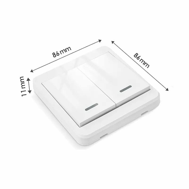 RF 433.92MHz Smart 1-Way Remote Control Switch Module 16A 100-240VAC 10-50m Range Garage Door/Auto Door Self-Locking DC Power