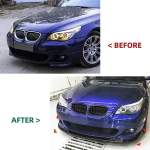 สปอยเลอร์กันชนหน้า StarNav สำหรับรถยนต์ BMW ซีรีส์ 5 M Sport E60 E61 525i 530i 540i 550i ปี 2005-2010 - Product Image 2