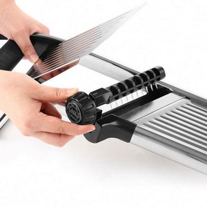 Hot Sale <b>Multifunction</b> <b>Vegetable</b> <b>Cutter</b> Slicer Stainless Steel Mandoline Slicer Fruit <b>Vegetable</b> Chopper With Safety Holder - Product Image 1