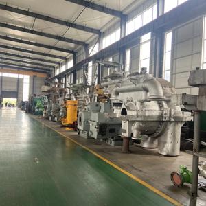 Compacte, stille, 2MW zeewatergekoelde, milieuvriendelijke stoomturbinegeneratorinstallatie met 400V uitgang voor handelsvaartuigen, voorzien van kern. - Product Image 4