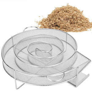 Amplebbq Générateur de fumée à froid en acier inoxydable 304 résistant à la chaleur, robuste, pour barbecue au charbon de bois, <span class=keywords><strong>fumage</strong></span> de viande et copeaux de bois facile - Product Image 2