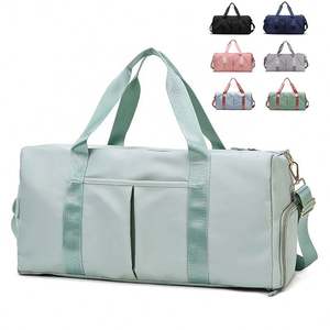 กระเป๋าปิดซิปแบบยูนิเซ็กซ์สำหรับใช้กลางแจ้งกระเป๋าสะพายไหล่สำหรับเล่นกีฬายิมกระเป๋าเดินทางทรงดัฟเฟิล - Product Image 1