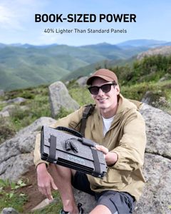 Générateur solaire portable Anker <span class=keywords><strong>SOLIX</strong></span> C300 60W Lithium-ion 288Wh 300W à onde sinusoïdale pure avec télécommande pour extérieur - Product Image 6