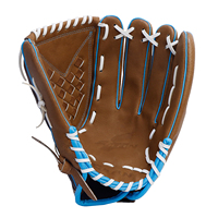 Guante de béisbol profesional de 13 pulgadas, web cerrada, Juego de Liga oficial, piel de cerdo, bordado para zurdos