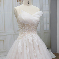 Robe de mariage de luxe pas cher pour femmes en dentelle appliques bling robe de bal pakistanaise