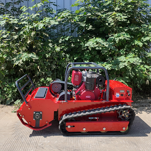 Robot Rasaerba Cingolato <span class=keywords><strong>Mini</strong></span> Telecomandato 2026 Ibrido Benzina/Elettrico per Giardini e Pendenze con Supporto GPS OEM/ODM - Product Image 2