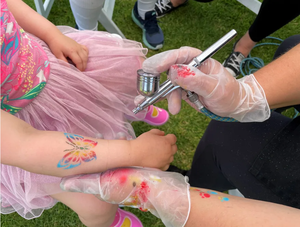 ชุดคอมเพรสเซอร์แอร์บรัชพร้อมแอร์บรัช1/4HP aerografo profissional PRA bolos - Product Image 5