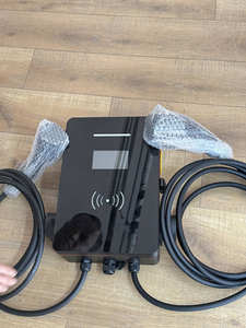 เครื่องชาร์จรถยนต์ไฟฟ้าแบบติดผนัง รุ่นใหม่ รองรับ OCPP <span class=keywords><strong>Mennekes</strong></span> 32A 3 เฟส 14KW 22KW 44KW หัวชาร์จคู่ ได้รับการรับรองมาตรฐาน CE - Product Image 6