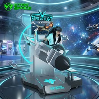 Simulateur de vol d'avion de chasse VR 70 °   Équipement VR professionnel Motion Amplitude pour parcs d'attractions et salles d'arcade