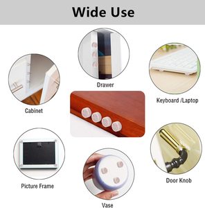 Portogallo bulk cheap small anti scratch custom round autoadesivo antiscivolo protezione per mobili cuscinetti in feltro per <span class=keywords><strong>vaso</strong></span> in ceramica - Product Image 4
