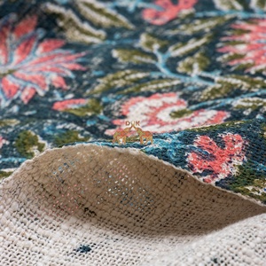 New Exclusive Custom 100% Woven <b>Throw</b> Blanket Floral Handmade Hand Block Printed <b>Throws</b> <b>Sofa</b> <b>Cover</b> <b>Throws</b> - Product Image 6