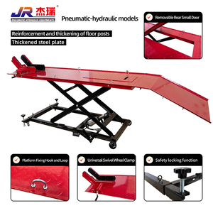 Elevador de motocicleta neumático tipo tijera de 450 kg (1000 lb) JR001, soporte para motocicleta JR001 - Product Image 4