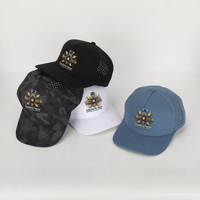 Gorras de Béisbol Personalizadas de 5 Paneles con Diseño de Camuflaje y Parche de Goma con Logotipo, 100% Algodón, Unisex, Fábrica en Jinzhou, China, OEM, MOQ Bajo, Respuesta Rápida