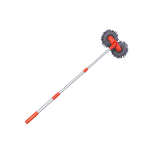 Brosse de lavage de voiture Autonomy, double tête en chenille, manche télescopique long pour le nettoyage des véhicules - Product Image 1