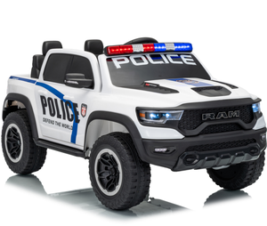 Camioneta Eléctrica Infantil con Licencia Oficial de la <span class=keywords><strong>Policía</strong></span> RAM para Niños de 3 a 8 Años, 12V, Motor Dual de 35W, Control Remoto 2.4G, Ruedas de EVA - Product Image 6