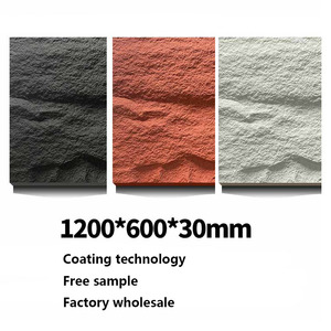 Nấm PU Đá Da Trọng lượng nhẹ siêu mỏng nền tường đá mô phỏng <span class=keywords><strong>Slate</strong></span> bên ngoài bức tường Ốp - Product Image 4