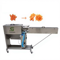 Machine à éplucher les carottes, les radis et les endives automatique en acier inoxydable SAIDASHI - Processeur de légumes commercial
