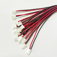 Kabel Harness Konektor JST PH 2.0mm 2-Pin, Kabel Tembaga Berlapis Timah 24AWG Merah/Hitam untuk Peralatan Rumah Tangga, LED & Peralatan Tenaga Surya