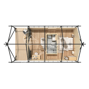 Tente de luxe de 24 m², tente de safari, glamping, lodge de safari, imperméable, fabrication sur mesure, escapades uniques, maison en bois - Product Image 6