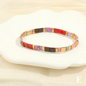 Fashion Retro TILA <strong>Bead</strong> <strong>Bracelet</strong> Simple Bohemian Hand - Woven Elastic <strong>Bracelet</strong> For Women - Product Image 5