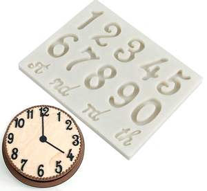 Molde de Silicona con Forma de Números y Letras para Decoración de Pasteles, Repostería y Chocolate - Product Image 1