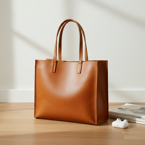 Sac fourre-tout en cuir pleine fleur véritable pour une utilisation quotidienne intemporelle - Product Image 5