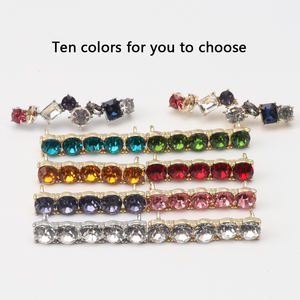 Clips brillantes diamantes de imitación zapatos encantos cordones zapatillas AJ/AF enjoyado Vintage cordón decorativo lujo zapatos cordones Decoración - Product Image 4