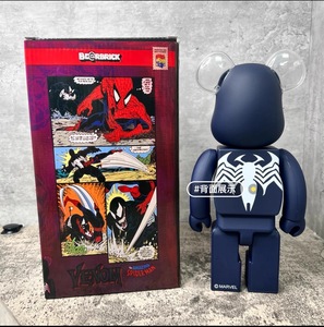 Figurine d'action Bearbrick <span class=keywords><strong>Venom</strong></span> 400% de haute qualité, jouet décoratif pour la maison, cadeau tendance, ornement artistique pour la maison - Product Image 5