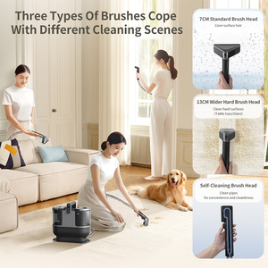 Nouveau Modèle 2026 Machine de Nettoyage de Tapis Humide et <span class=keywords><strong>Sec</strong></span> Chauffante Rapide Détachant de Taches Nettoyeur en Profondeur pour Sièges de Voiture et Canapés - Product Image 2