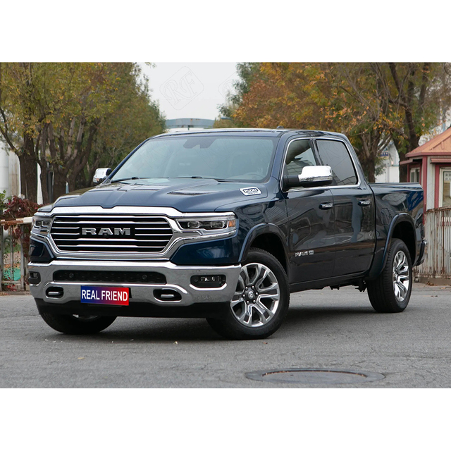 Elite Used Crew Cab Pickup 2019 Ram 1500 Long Horn Plush 5.7L HEMI 400PS Short Bed Pickup 4WD Full-Size Truck