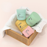Chine Mini bouteille carrée blanche rose quantité minimale de commande 100 pièces cosmétiques soins de la peau 200 ml bouteilles de voyage de marque pour la gamme cosmétique