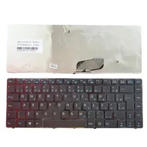 Haier 7G 7G-3 için yeni laptop klavye laptop klavye değiştirme gümüş çerçeve arkadan aydınlatmalı abd