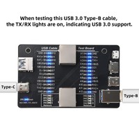 Testeur de continuité portable USB 3.0 3.1 3.2 Type C PVC 24 broches pour iOS RJ45 Micro B Multi-câbles