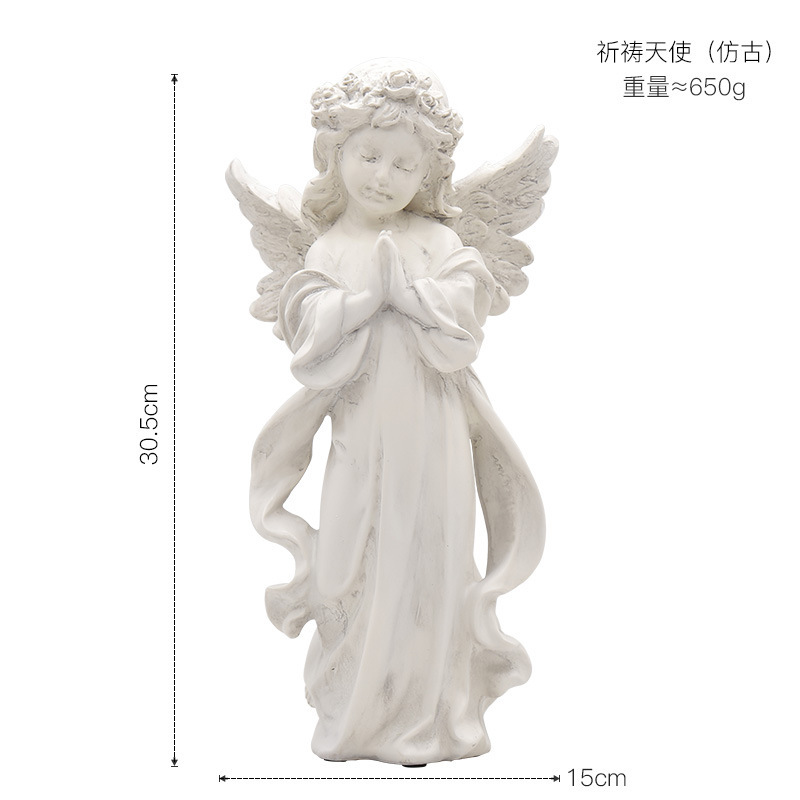 Ornements d'ange de prière (antique)