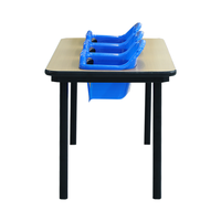 Mobilier scolaire, fournitures de garderie et ensemble de chaises, ensemble de table à manger en 3 boîtes de carton, table pour enfants