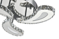 Lustre de plafond en forme créative personnalisée, moderne et luxueux, en cristal K9 transparent, luminaires de plafond pour hôtel