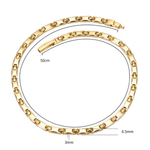 Wollet-collar de titanio de germanio 6,5 puro, con incrustaciones de oro rosa, para compras de televisión de Japón y Corea del Sur, 99999mm de ancho