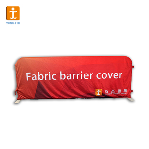 Couverture de barrière de foule route publicité maille clôturant des signes couvertures de barrière de contrôle de foule en acier - Product Image 4