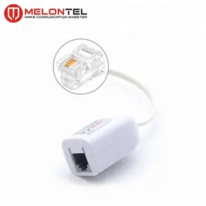 MT-5703 RJ11 단일 포트 모뎀 스플리터 간단한 마이크로 필터 ADSL VDSL 필터 모뎀 필터 스플리터