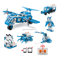 STEM Toys Building Block Racing Car kit RC Block F1 Car Briques éducatives Télécommande Sport Car Trucks